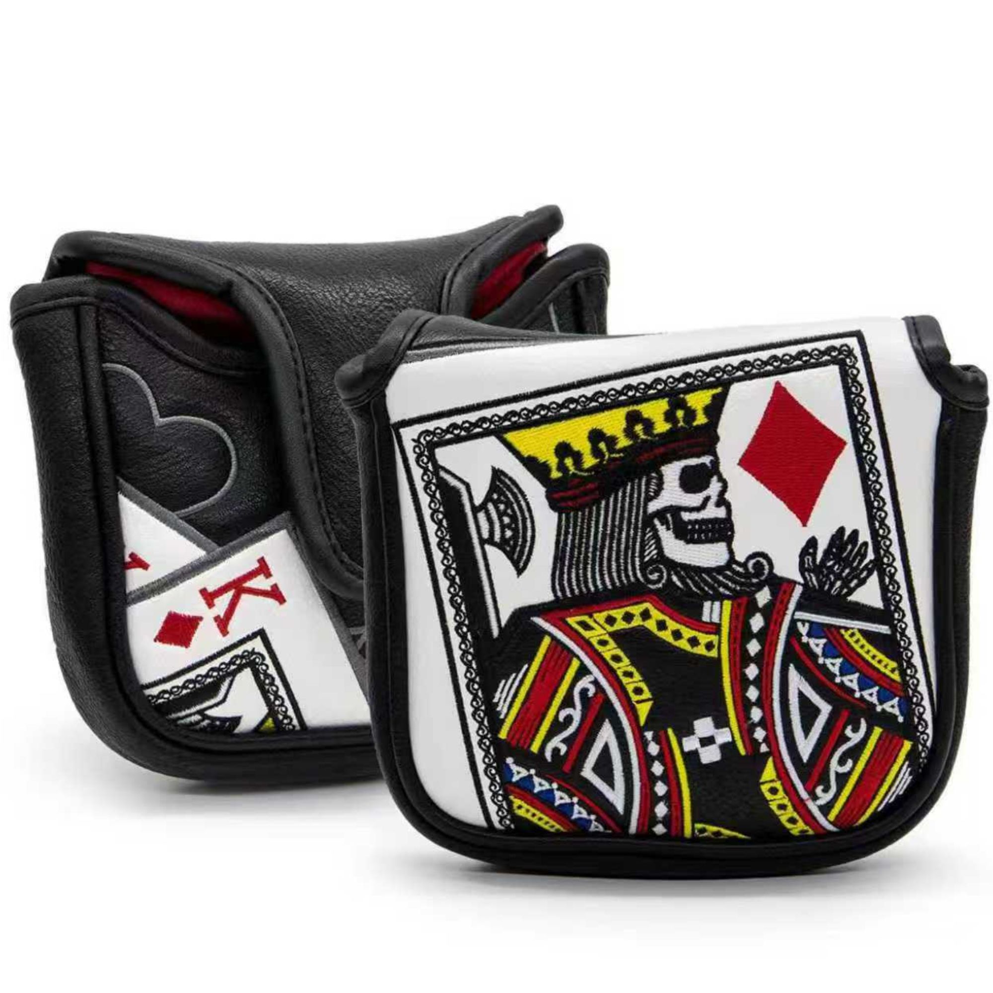 Golf Tees - Mazo bordado King Of Hearts con