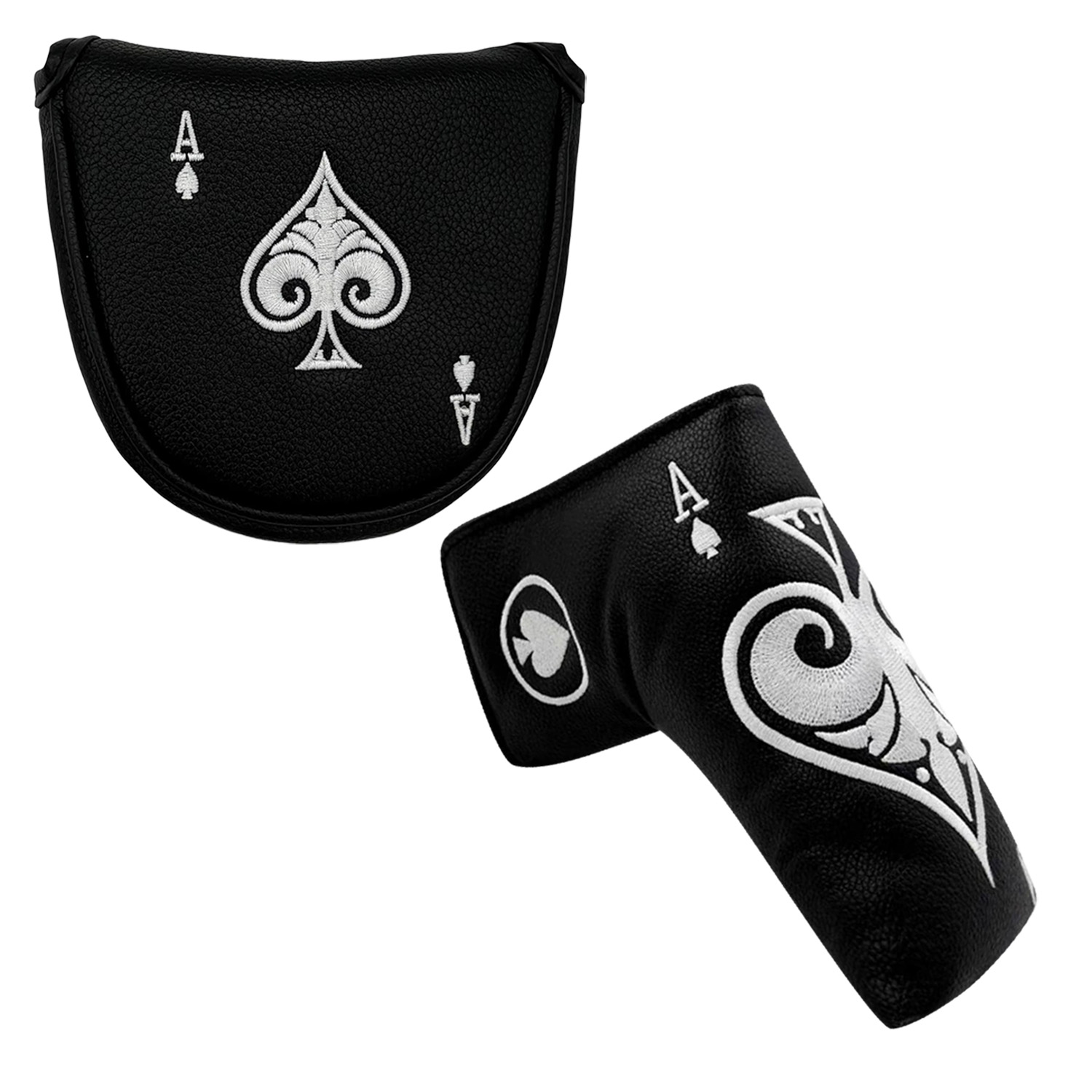 Golf Tees - Funda protectora de cuero PU para