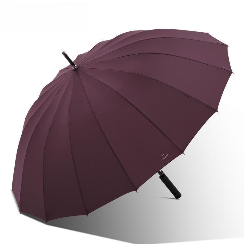 Golf Umbrella - Paraguas Semiautomático de 16 Varillas Reforzadas
