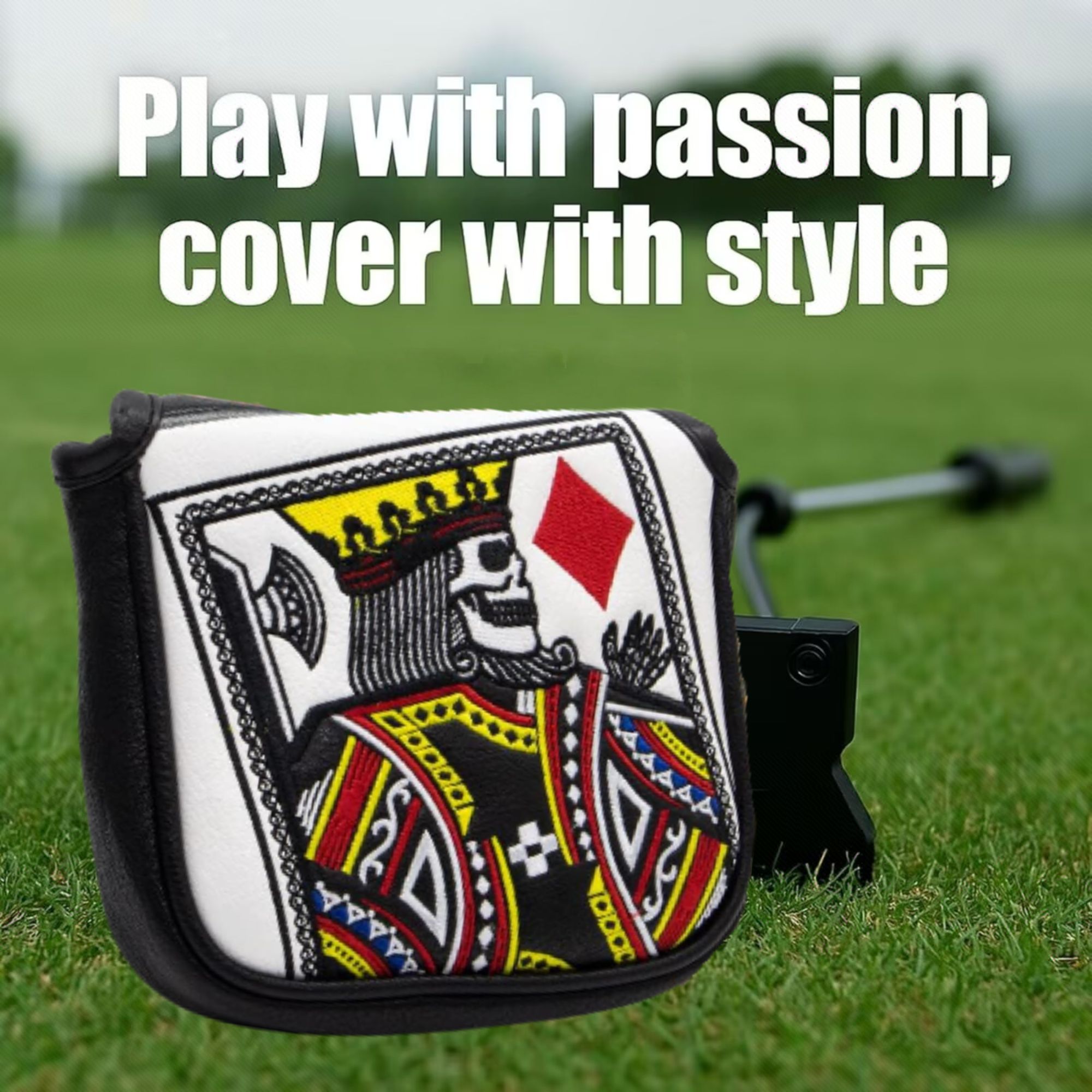 Mazo bordado King Of Hearts co - Golf Tees reseña y precio